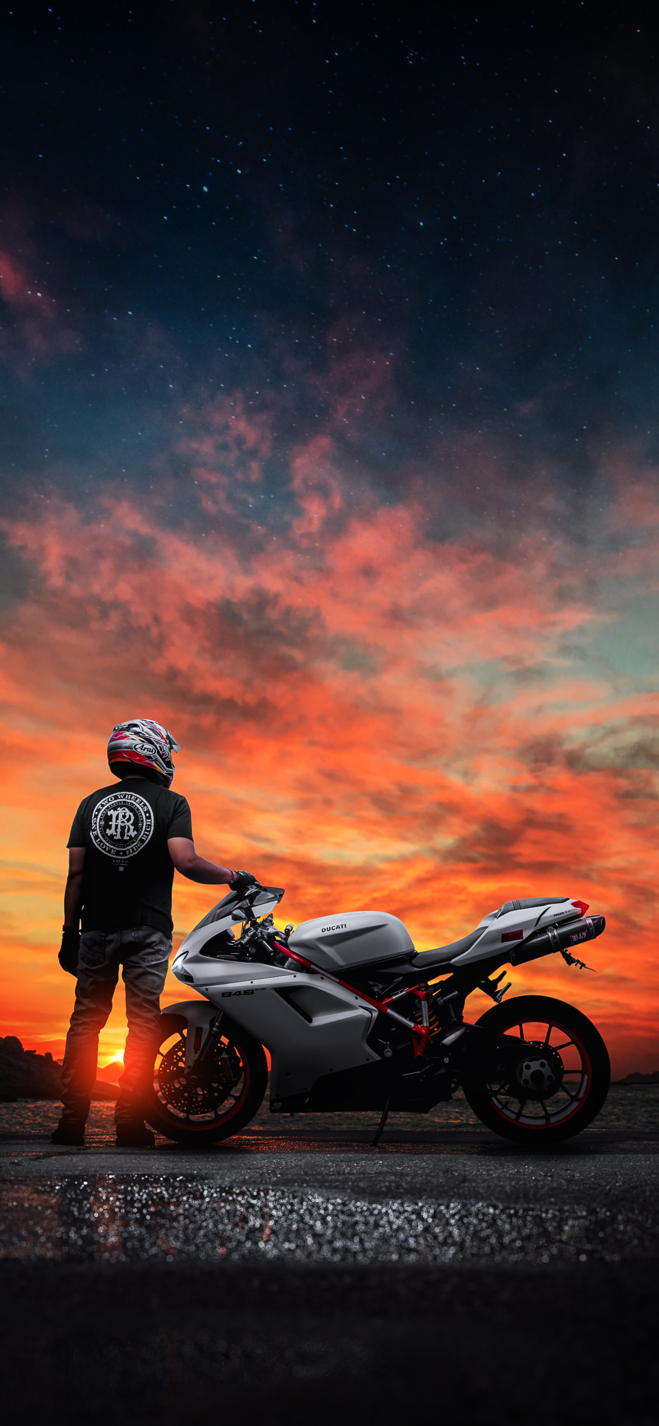 Ducati 848 Sunset Wallpaper – @5e11even Ducati 848 Sunset Wallpaper – @5e11even
